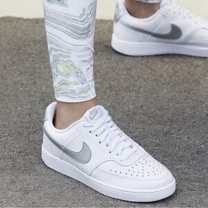 White and Gray Sneakers